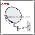 Double-side adjustable bathroom mirror